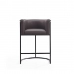 Cosmopolitan Counter Stool in Pebble and Black