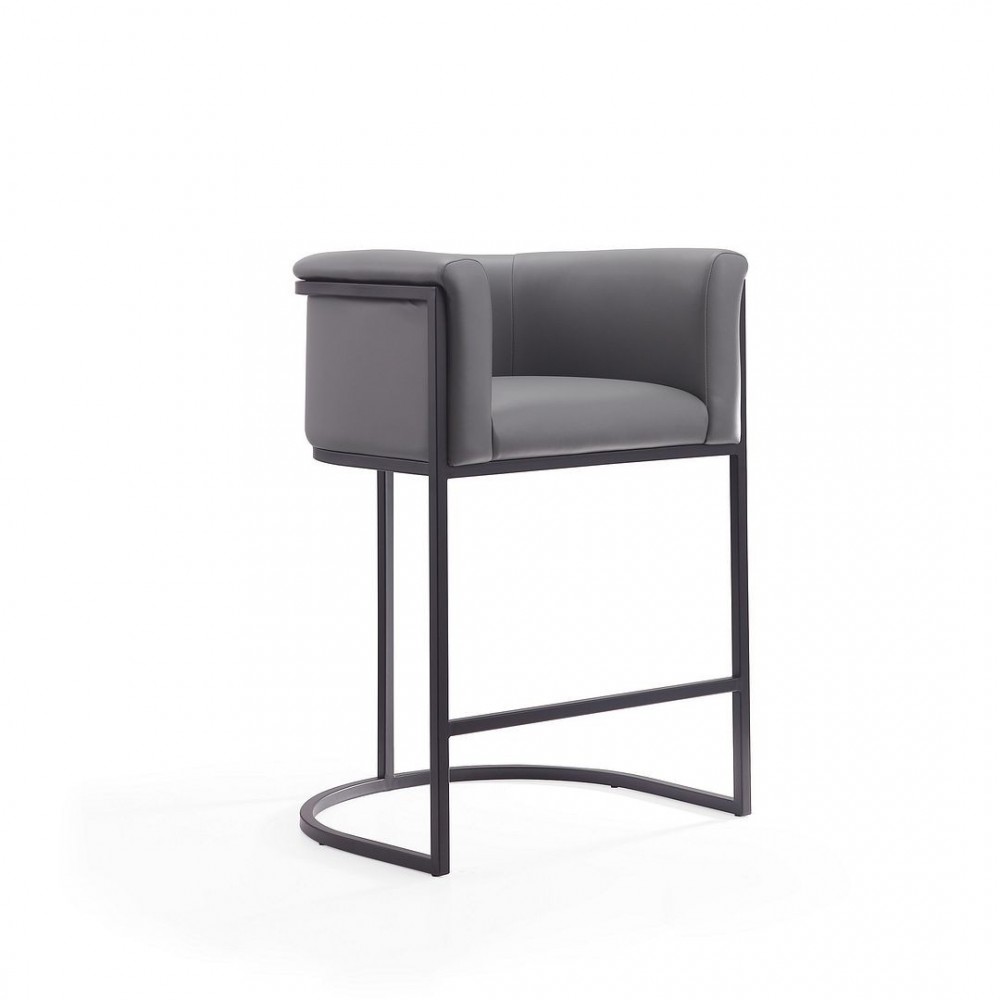 Cosmopolitan Counter Stool in Grey and Black