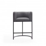 Cosmopolitan Counter Stool in Grey and Black