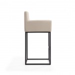 Ambassador Counter Stool in Cream and Black