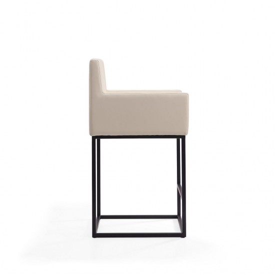 Ambassador Counter Stool in Cream and Black