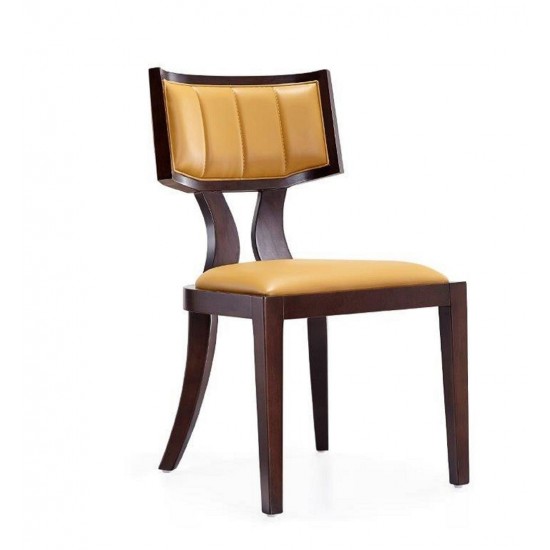 Pulitzer Dining Chair (Set of Two) in Camel and Walnut