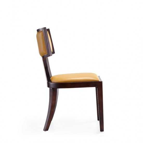 Pulitzer Dining Chair (Set of Two) in Camel and Walnut