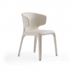 Conrad Leather Dining Chair in Cream (Set of 2)
