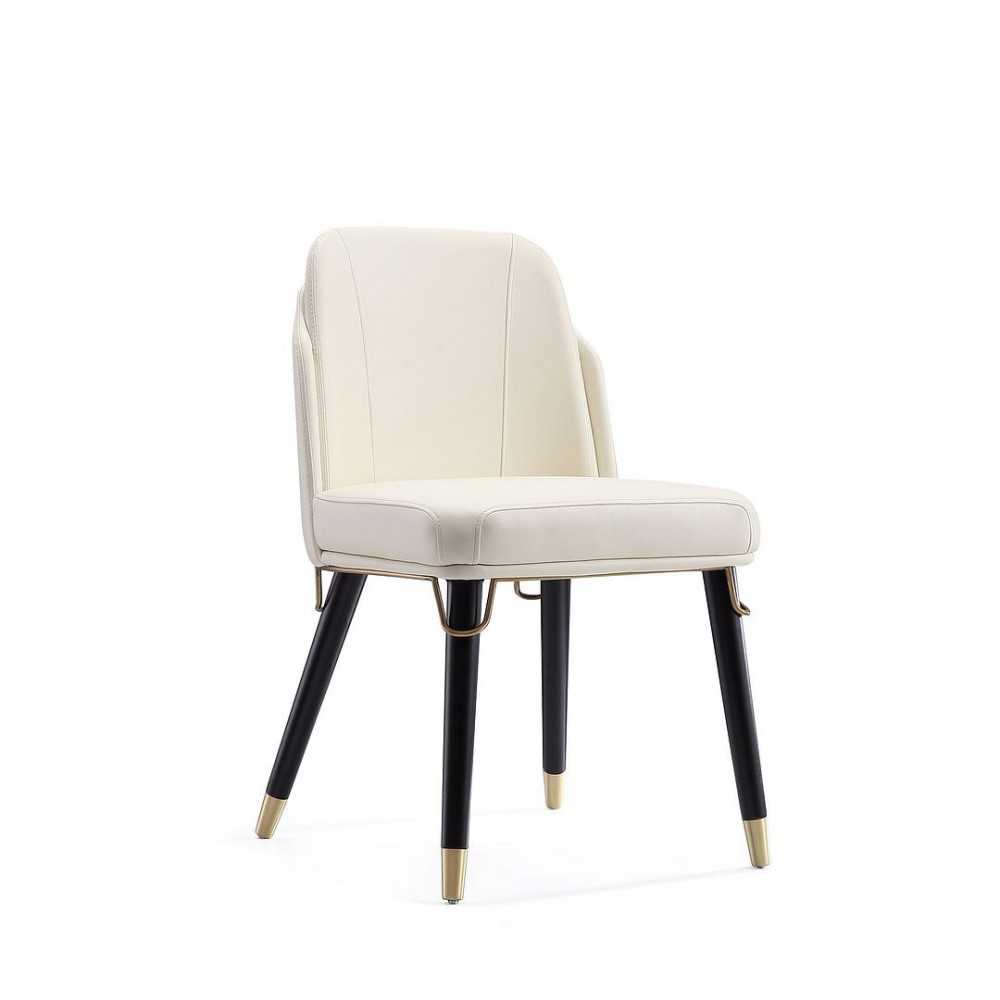 Estelle Dining Chair in Cream and Black Estelle Dining Chair in Cream and Black