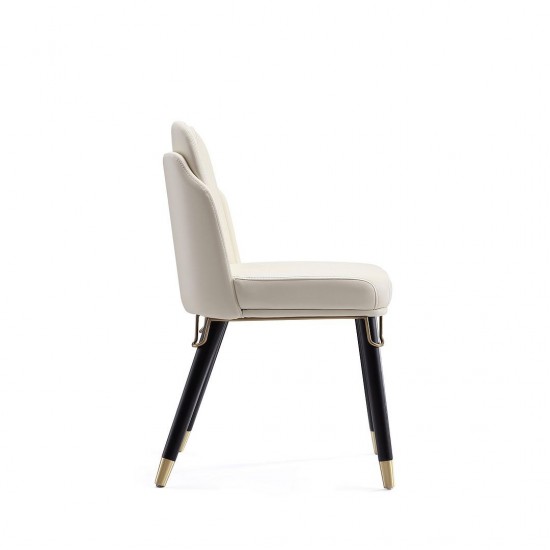 Estelle Dining Chair in Cream and Black
