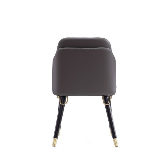 Estelle Dining Chair in Pebble and Black