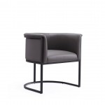 Bali Dining Chair in Pebble and Black