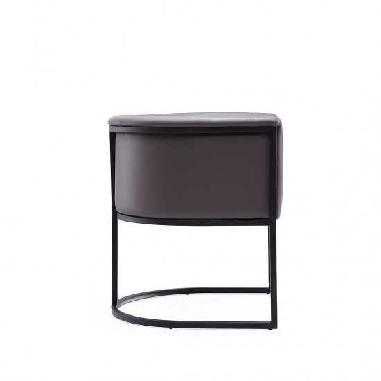 Bali Dining Chair in Pebble and Black