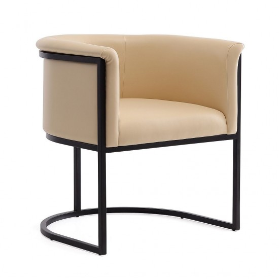 Bali Dining Chair in Tan and Black