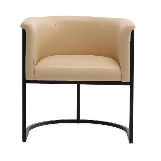 Bali Dining Chair in Tan and Black