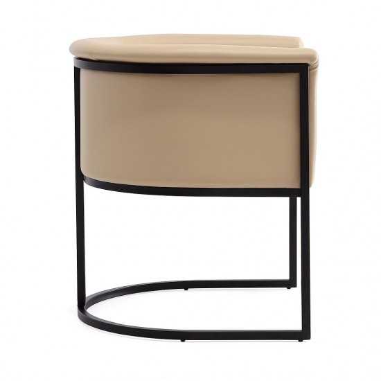 Bali Dining Chair in Tan and Black