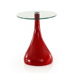 Lava Accent Table in Red