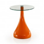 Lava Accent Table in Orange