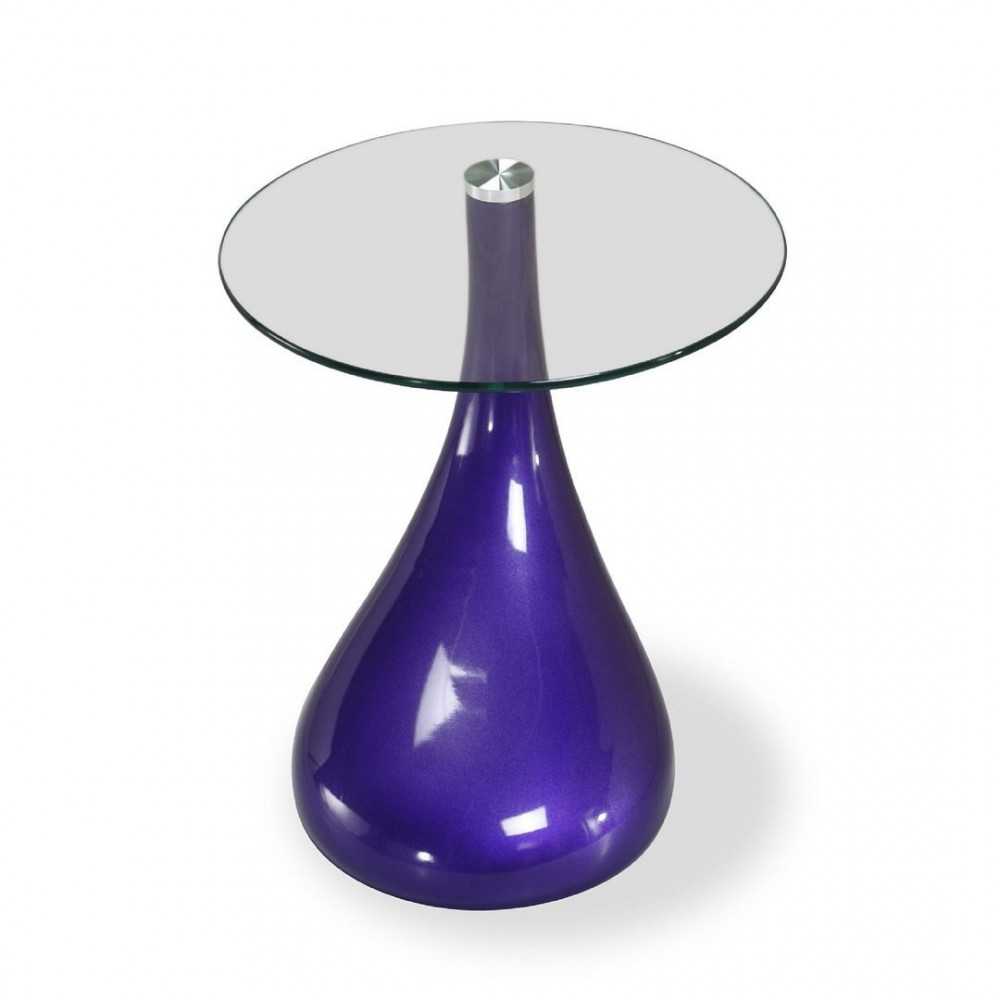 Lava Accent Table in Purple