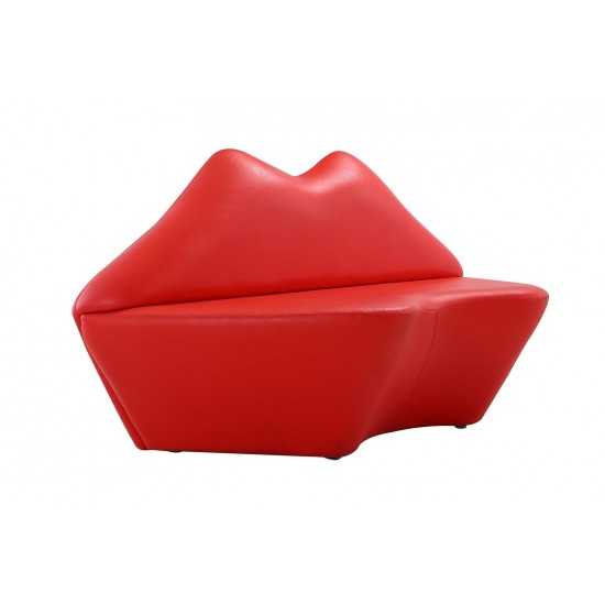 Kiss Loveseat in Red