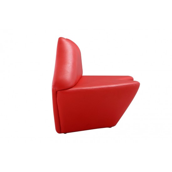 Kiss Loveseat in Red