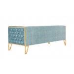 Vector Sofa in Ocean Blue and Gold