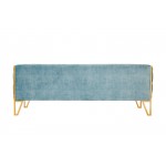 Vector Sofa in Ocean Blue and Gold