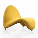 MoMa Accent Chair in Yellow (Set of 2)