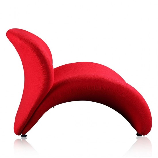 Rosebud Accent Chair in Red (Set of 2)