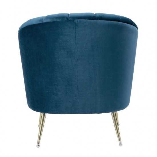 Rosemont Accent Chair in Blue and Gold (Set of 2)