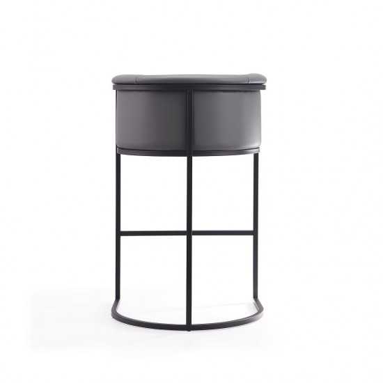Cosmopolitan Barstool in Grey and Black (Set of 2)