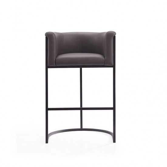 Cosmopolitan Barstool in Pebble and Black (Set of 2)