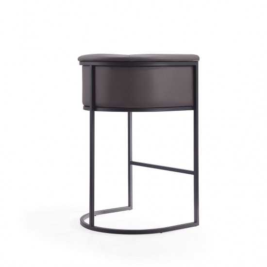 Cosmopolitan Barstool in Pebble and Black (Set of 2)