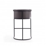 Cosmopolitan Barstool in Pebble and Black (Set of 2)