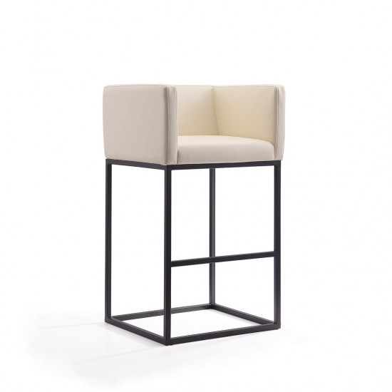 Embassy Barstool in Cream and Black (Set of 2)