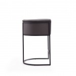 Cosmopolitan Counter Stool in Pebble and Black (Set of 2)