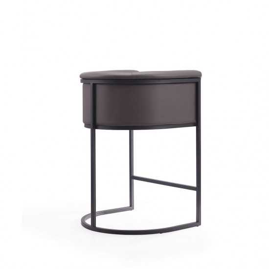 Cosmopolitan Counter Stool in Pebble and Black (Set of 2)