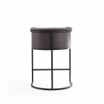 Cosmopolitan Counter Stool in Pebble and Black (Set of 2)