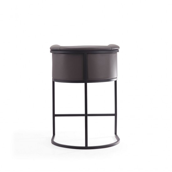 Cosmopolitan Counter Stool in Pebble and Black (Set of 2)