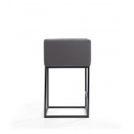 Embassy Counter Stool in Grey and Black (Set of 2)