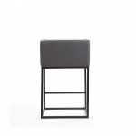 Embassy Counter Stool in Grey and Black (Set of 2)