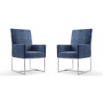 Element Dining Armchair in Blue (Set of 2)