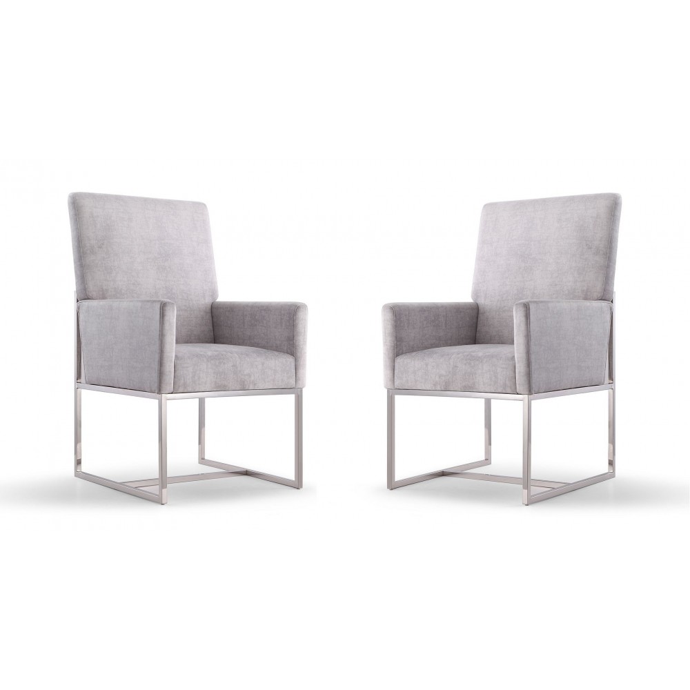 Element Dining Armchair in Grey (Set of 2) Element Dining Armchair in Grey (Set of 2)