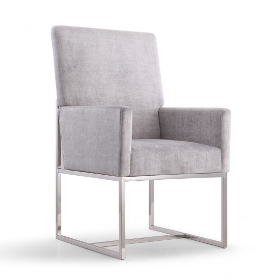 Element Dining Armchair in Grey (Set of 2)