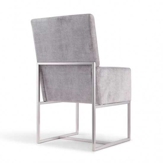 Element Dining Armchair in Grey (Set of 2)
