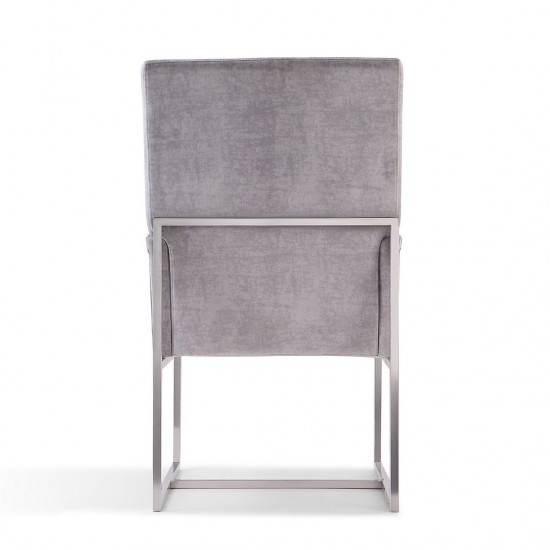 Element Dining Armchair in Grey (Set of 2)