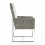 Element Dining Armchair in Steel (Set of 2)