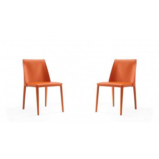 Paris Dining Chair in Coral (Set of 4)