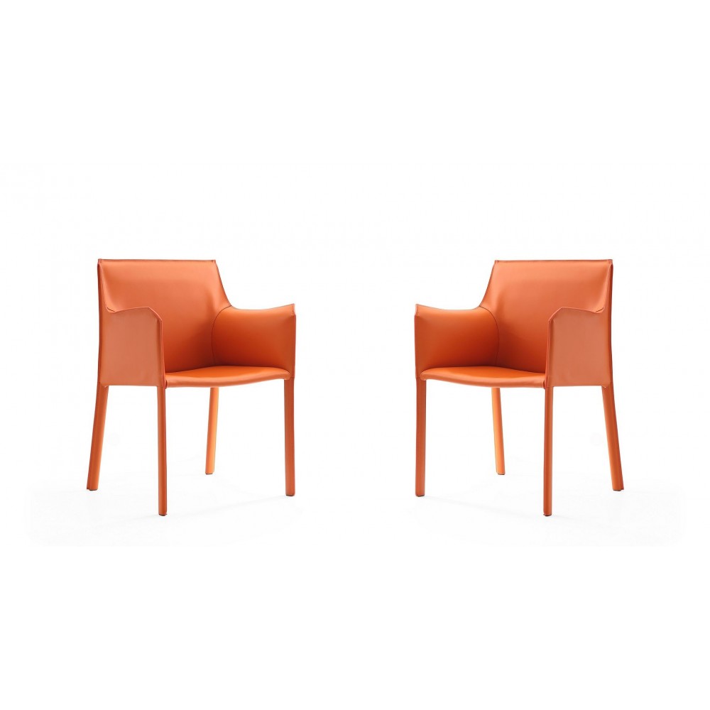 Paris Armchair in Coral (Set of 2) Paris Armchair in Coral (Set of 2)