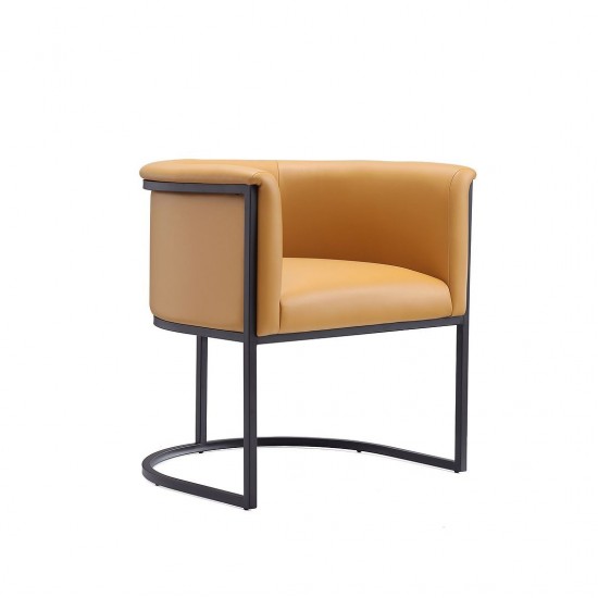 Bali Dining Chair in Saddle and Black (Set of 2)