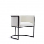 Bali Dining Chair in White and Black (Set of 2)