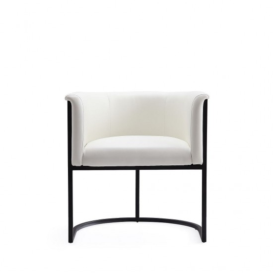 Bali Dining Chair in White and Black (Set of 2)