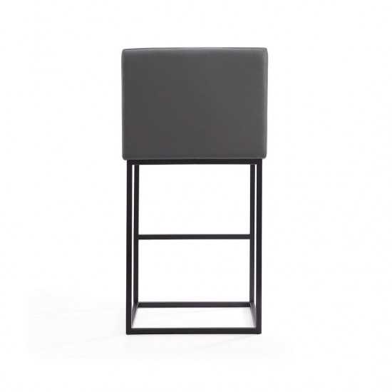 Ambassador Barstool in Grey and Black (Set of 3)