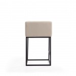 Embassy Counter Stool in Cream and Black (Set of 3)